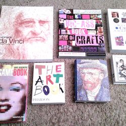 7 Brand New ART Books - $10 For All