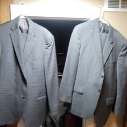 PRICED TO SELL FAST! 2 Mens 46XL gray suits
