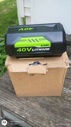 2 Pack 40v 8amp batteries