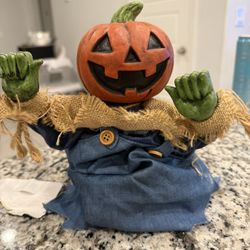 Battery Operated,Halloween  Pop Up Pumpkin Scarecrow
