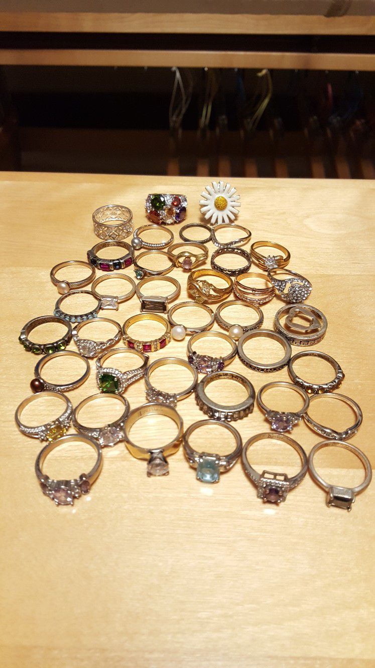 Rings Jewelry  Lot