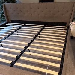 Cal King Bed Frame - Many Styles And Colors Available - MATTRESSES Available- Same Day Delivery 