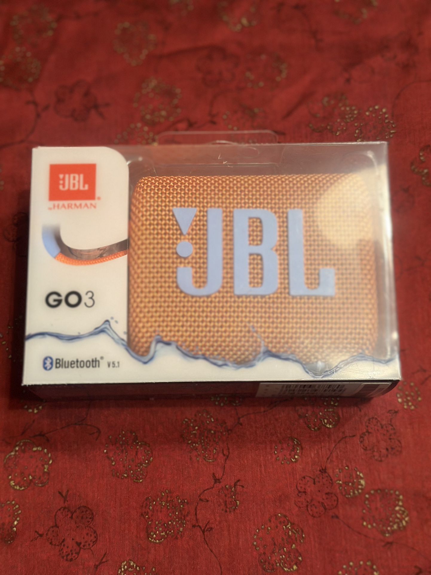 JBL GO3 Wireless Portable Bluetooth Speaker Orange 