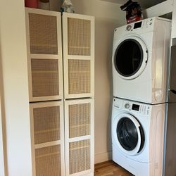 2 Bookcases With Doors