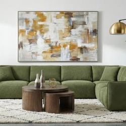 New Fabric Sectional Sofa | Finance Available $39 Down 