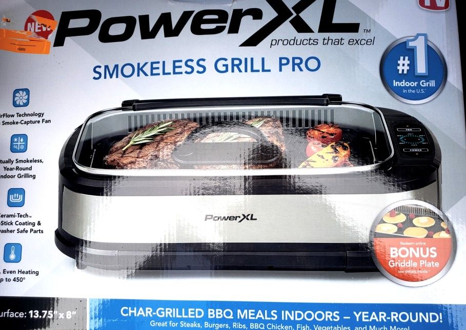 LIKE NEW! POWER XL Smokeless Grill Pro for Sale in Long Beach, CA - OfferUp