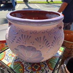 Talavera Flower Pot Purple 