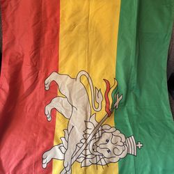 Old historic Ethiopian flag