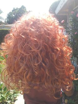 Red/Orange wig