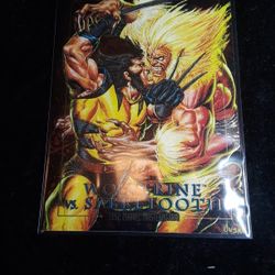 Wolverine Vs, Sabretooth 1992 Marvel Masterpiece
