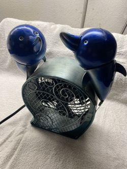 Dolphin Decorative Desk Fan (120v)