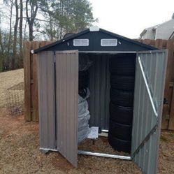 New In Box,Metal Storage Shed(measurements In The Picture)