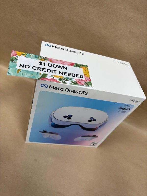 Meta Quest 3s Game Console New - Pay $1 today and pay the rest later -
