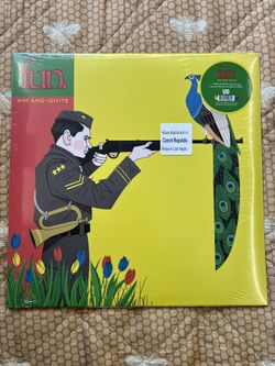 *NEW SEALED* FUN - Aim And Ignite Canary Yellow Limited Edition Vinyl Record 2LP