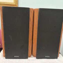 Vintage Infinity 5 Kappa Bookshelf Speakers, EMIT K Tweeters.