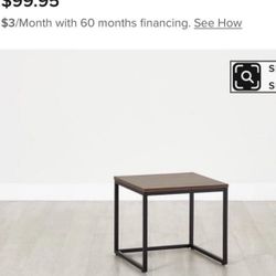 New End Table/coffee Table 