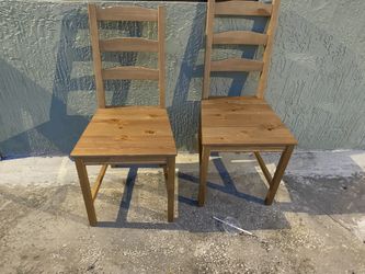 Wooden Chairs 25$ Each