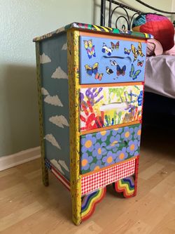 Night Stand- Hand Painted