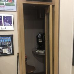 Wooden Phone Booth 