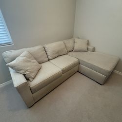 Couch with queen pull out bed
