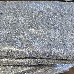 Silver Sequin Tablecloths 