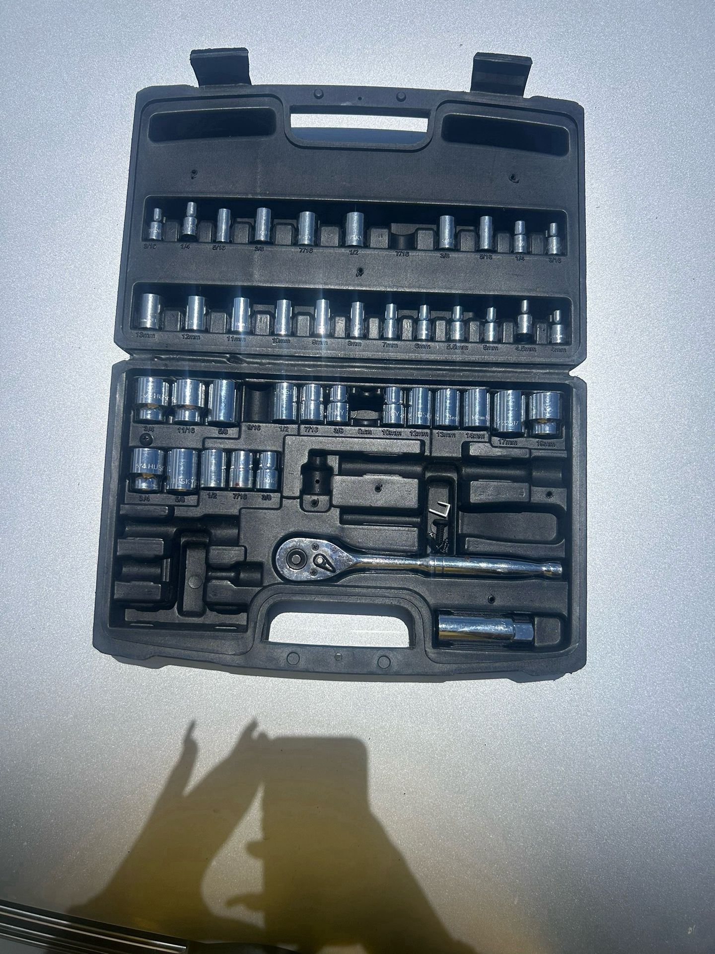 Socket Set 60 Piece Husky With St orage Case