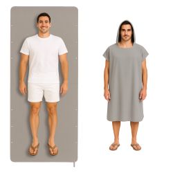 SOMERICE SURF GEAR Changing Robe Surf Poncho Beach Towel, Adult & Kids