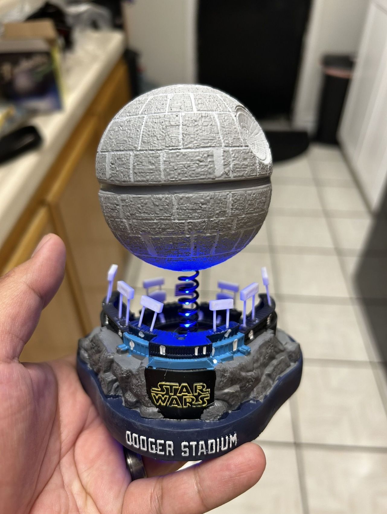Dodgers Star Wars Night Death Star bobblehead