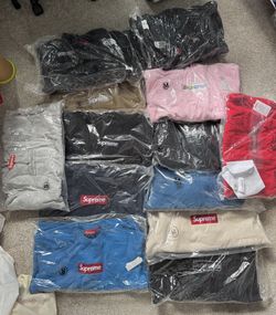 Supreme Box Logo Hoodies Crewneck North Face Steep Tech Fleece Jacket Men New Jordan Kith Stussy Dunk Travis 