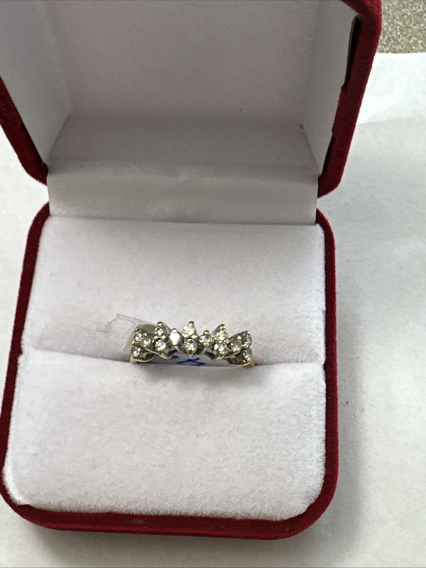 14 Kt Genuine Gold & Diamonds Wedding Band