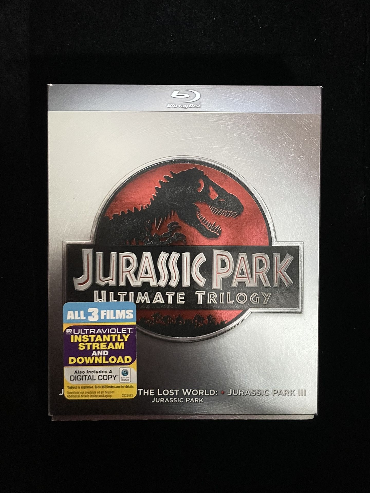 Jurassic Park Ultimate Trilogy Blu Ray With Slipcover