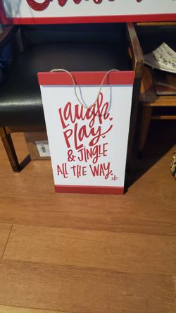 Wood Christmas Sign