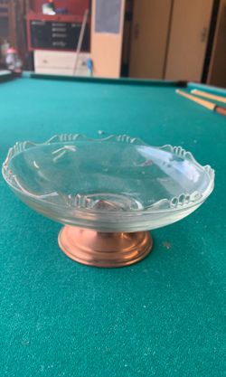 Antique glass bowl