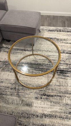 Gold coffee table