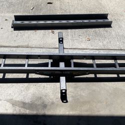 Motorcycle / Bicycle Hitch Carrier With Ramp