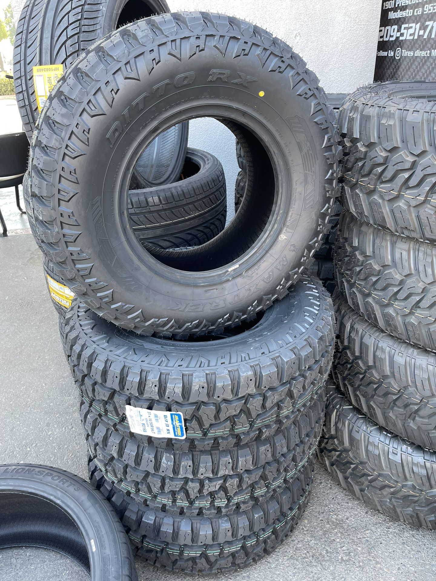 31X12.50R15 Set Of 4 Mud Tires On Sale Buy 4 Tires Get Free Wheel Alignment