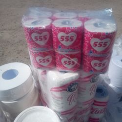 Bathroom Tissue -2ply-500 Sheets Per Roll - 12 Rolls 