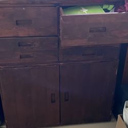 Wood Drawer Chest for sale