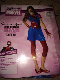 Spider woman girls costume size 10/12 2 total new $15 each