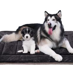 Hero Dog Dog Beds for Extra Large Dogs Crate Bed Pad Mat Soft Kennel Pads 48 in Non Slip Washable Dog Mattress Pet Beds Cushion for Pets Sleeping Mats