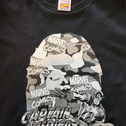 Bape X Marvel Camo Captain America XXL