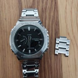 Stainless steel G-Shock Watch w/ Black DialG-Shock Stainless Steel GMB2100SD-1A With Black Dial