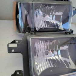 87-91 Ford F150-F350 87-91 Bronco Headlights Luces Micas Calaveras Faros Faroles