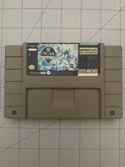 NCAA Football For Super Nintendo Entertainment System 