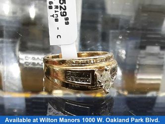 Women's Ring - Yellow Gold 14k (.585) 6.6 grams Size 9