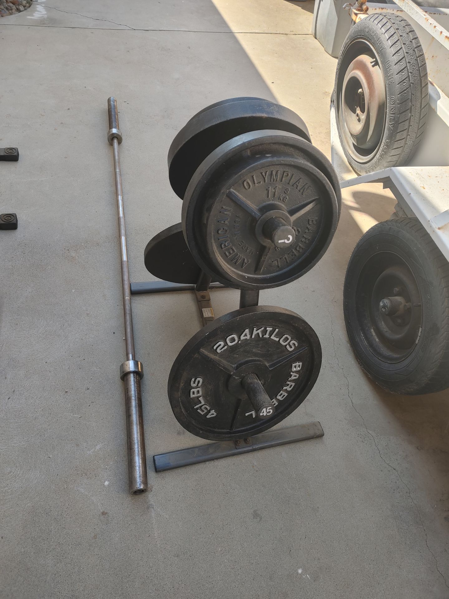 Olympic weight set