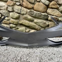 ✅ ORIGINAL 2018 2019 2020 ACURA TLX FRONT BUMPER COVER OEM GRAY DEEP SCRATCHES ON PASSANGER SIDE