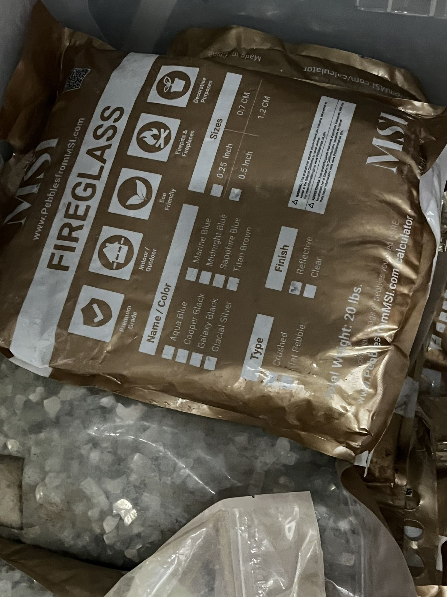 Fire glass For Gas Pit 