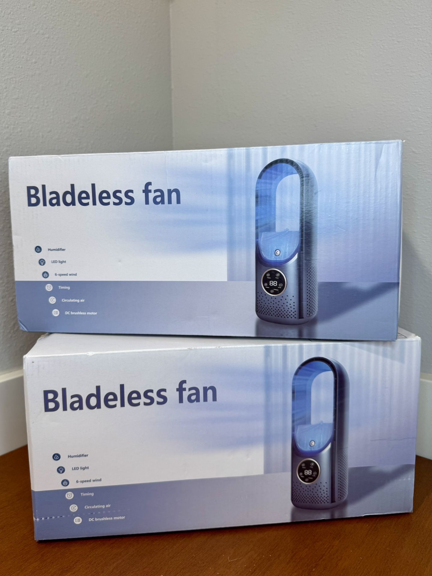 New in Box Bladeless Fan USB-powered