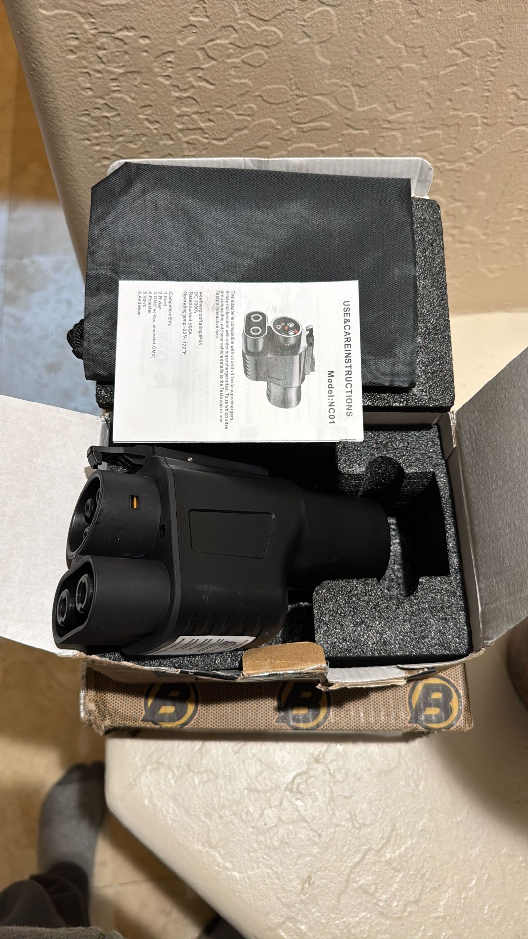 NACS To CCS1 Charging Adapter Tesla Supercharger 